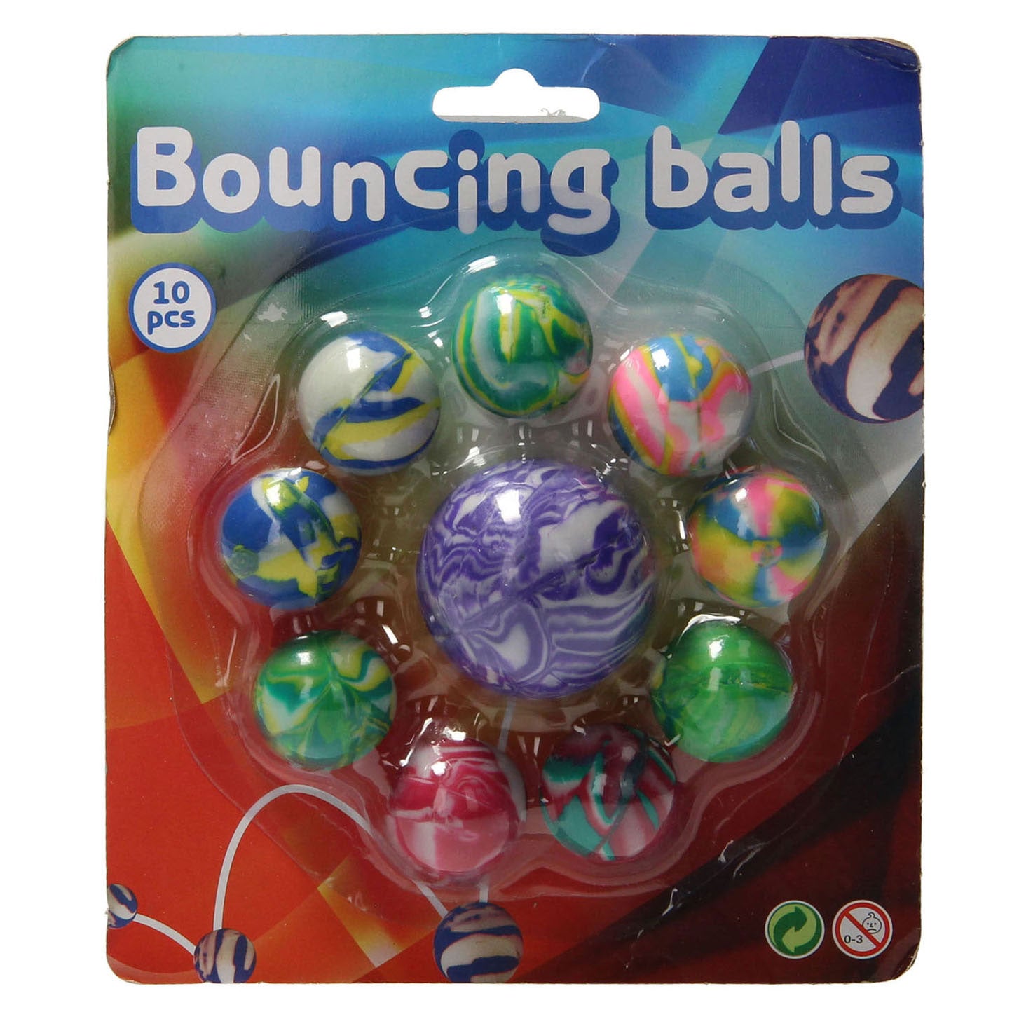 Zomerpret Stuiterballen, 10st.