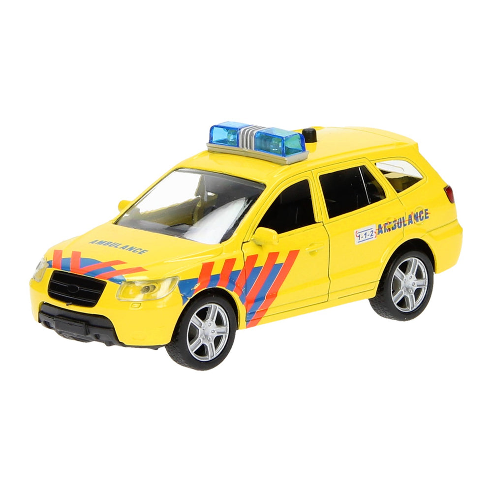 Johntoy super cars die-cast hulpdiensten - ambulance