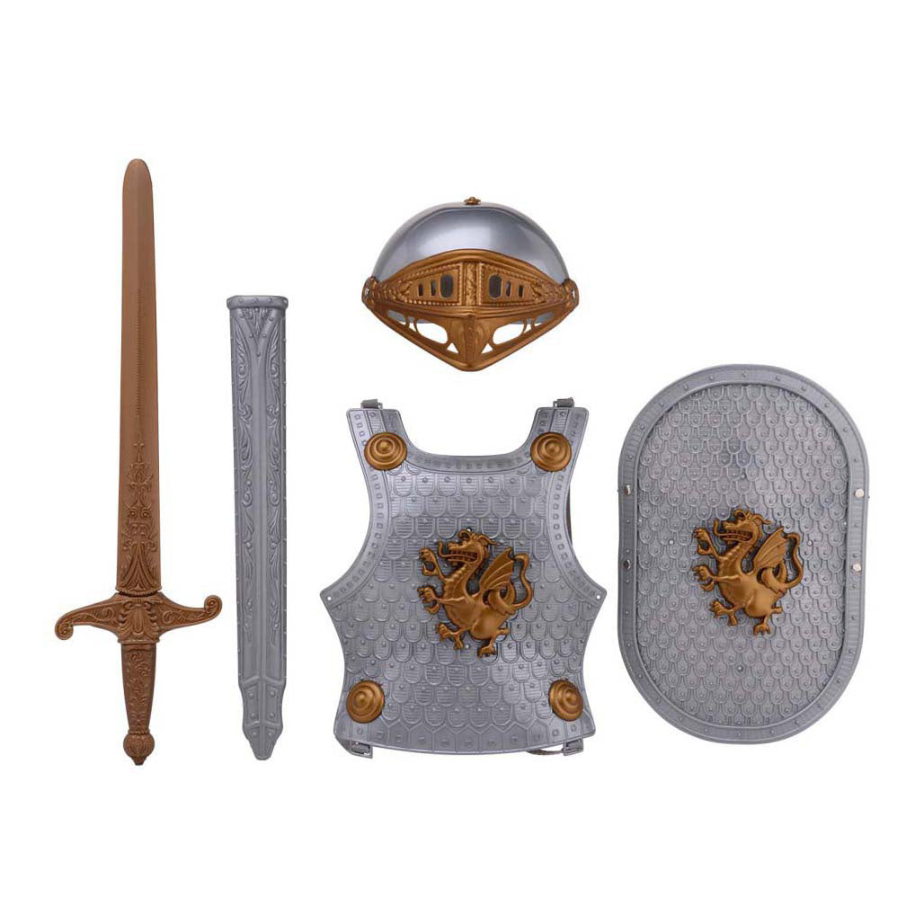 Johntoy ridder verkleedset, 4dlg.