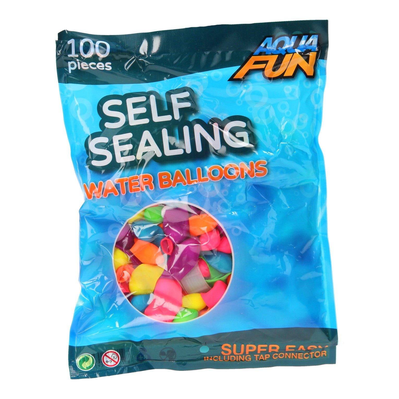 Johntoy aqua fun zelfsluitende waterbommen, 100st
