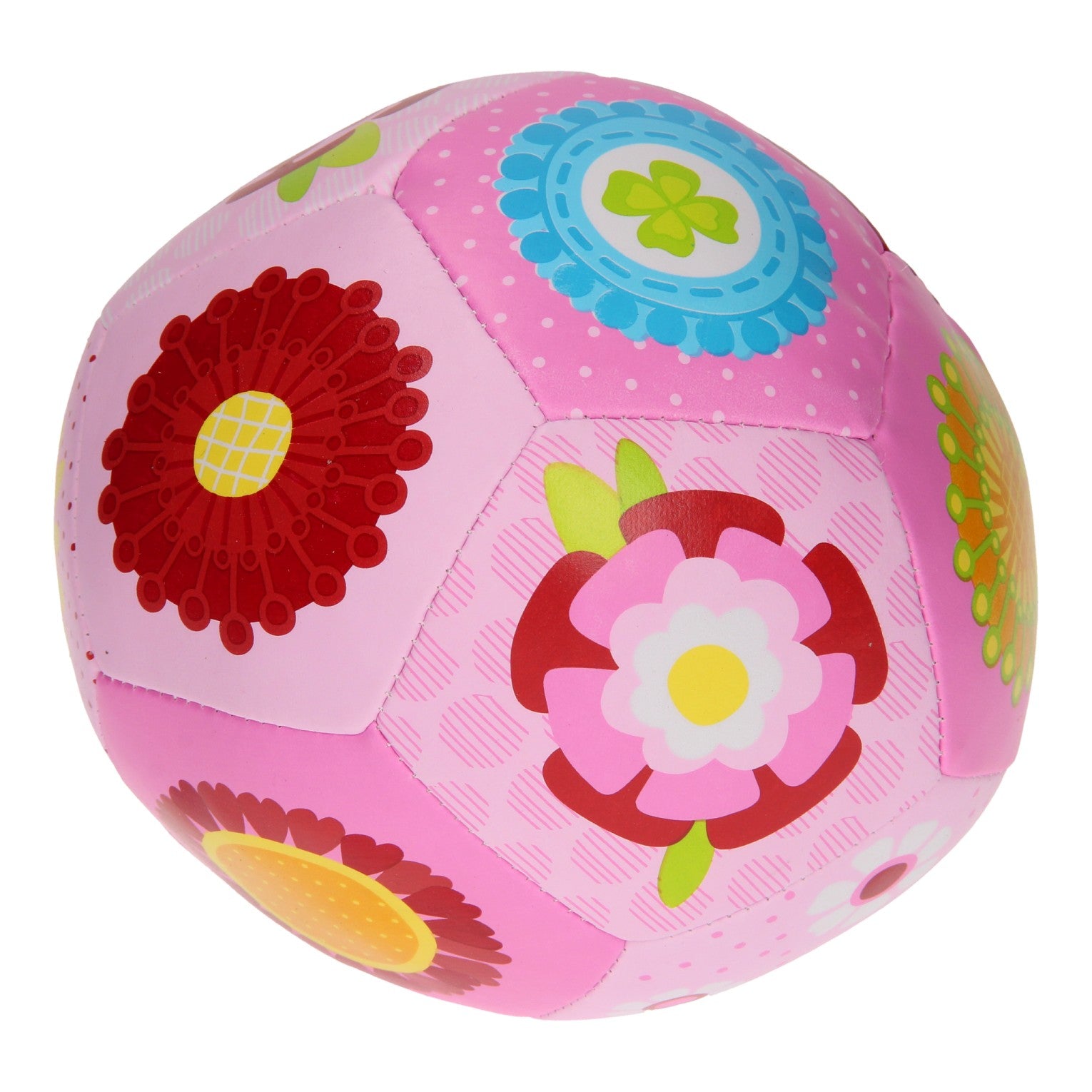 Johntoy happy world softbal - roze