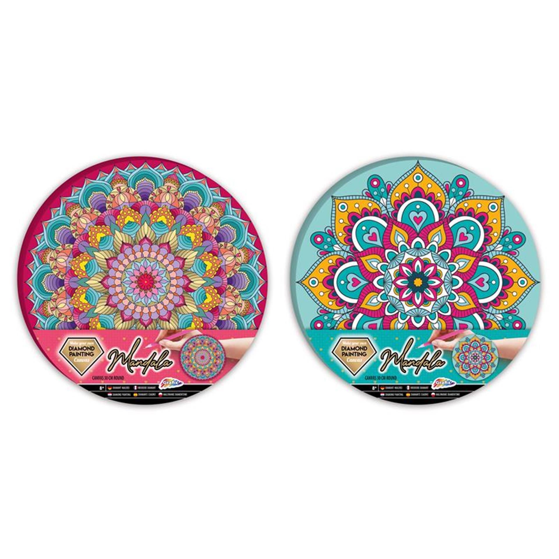 Diamantschilderij Mandala Canvas, 30cm
