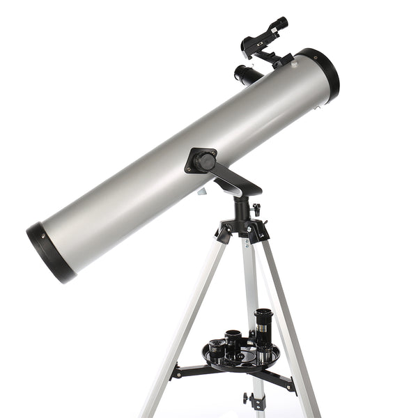 Byomic Beginner's Reflector Telescope 76 700 in Case