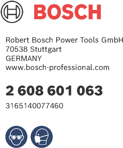 Bosch accessoires schuurplateau zacht, 125 mm 1st - 2608601063