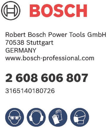 Bosch accessoires 1 rol 93x5m c410, standard for wood+paint , 240 - 2608606807