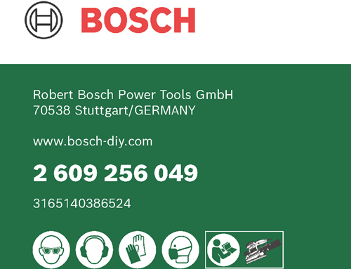 Bosch accessoires lamsvel voor excenterschuurmachines | 125 mm - 2609256049