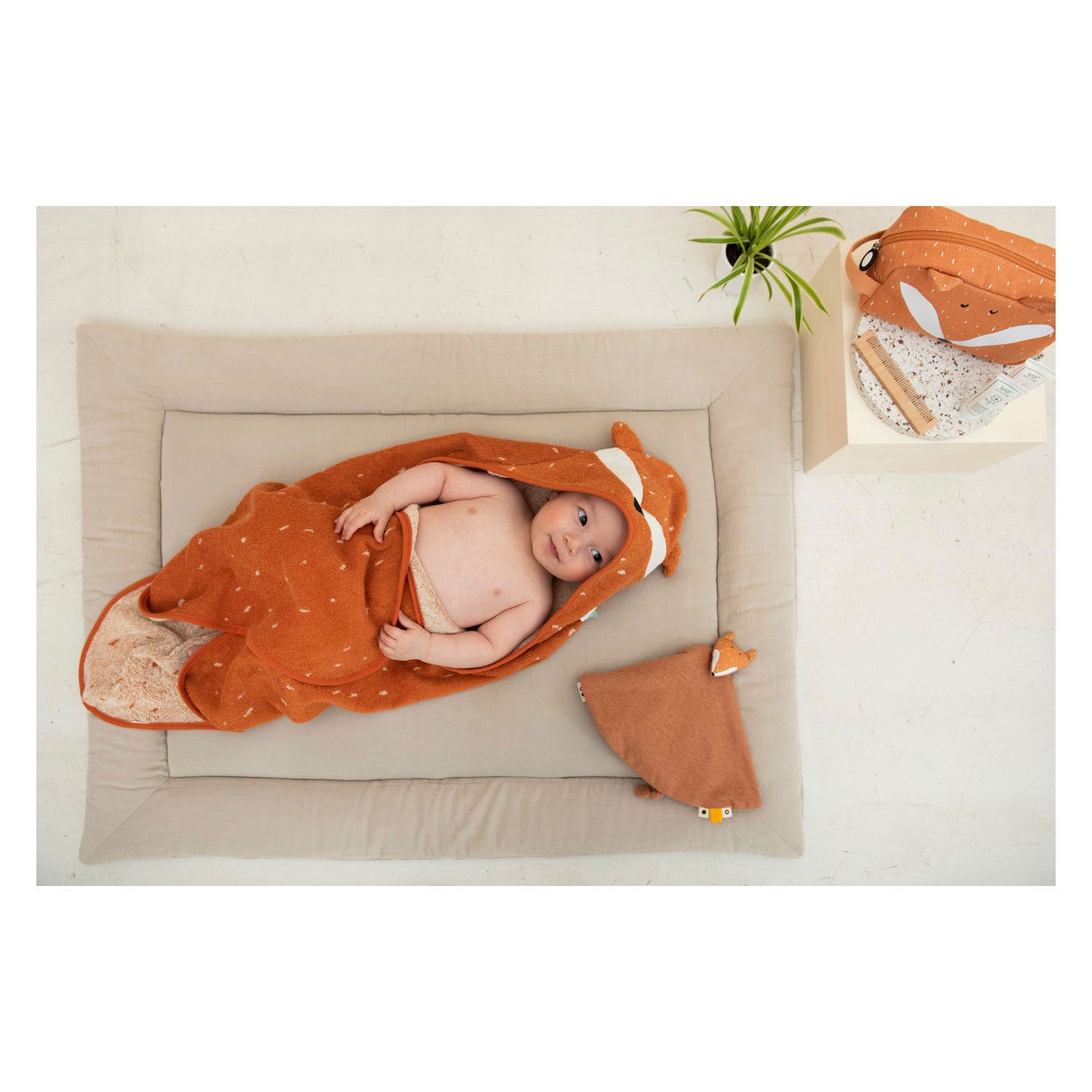 Trixie Badcape Meneer Vos, 75x75cm