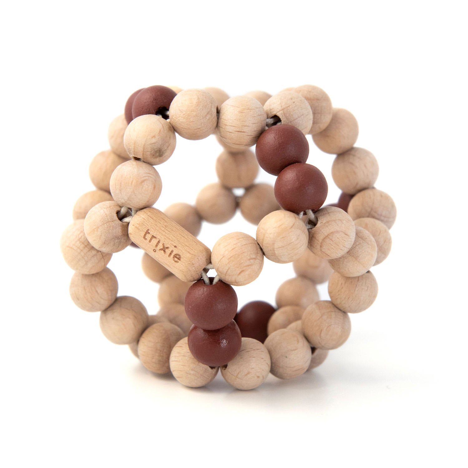 Trixie Houten Kralenbal Roest