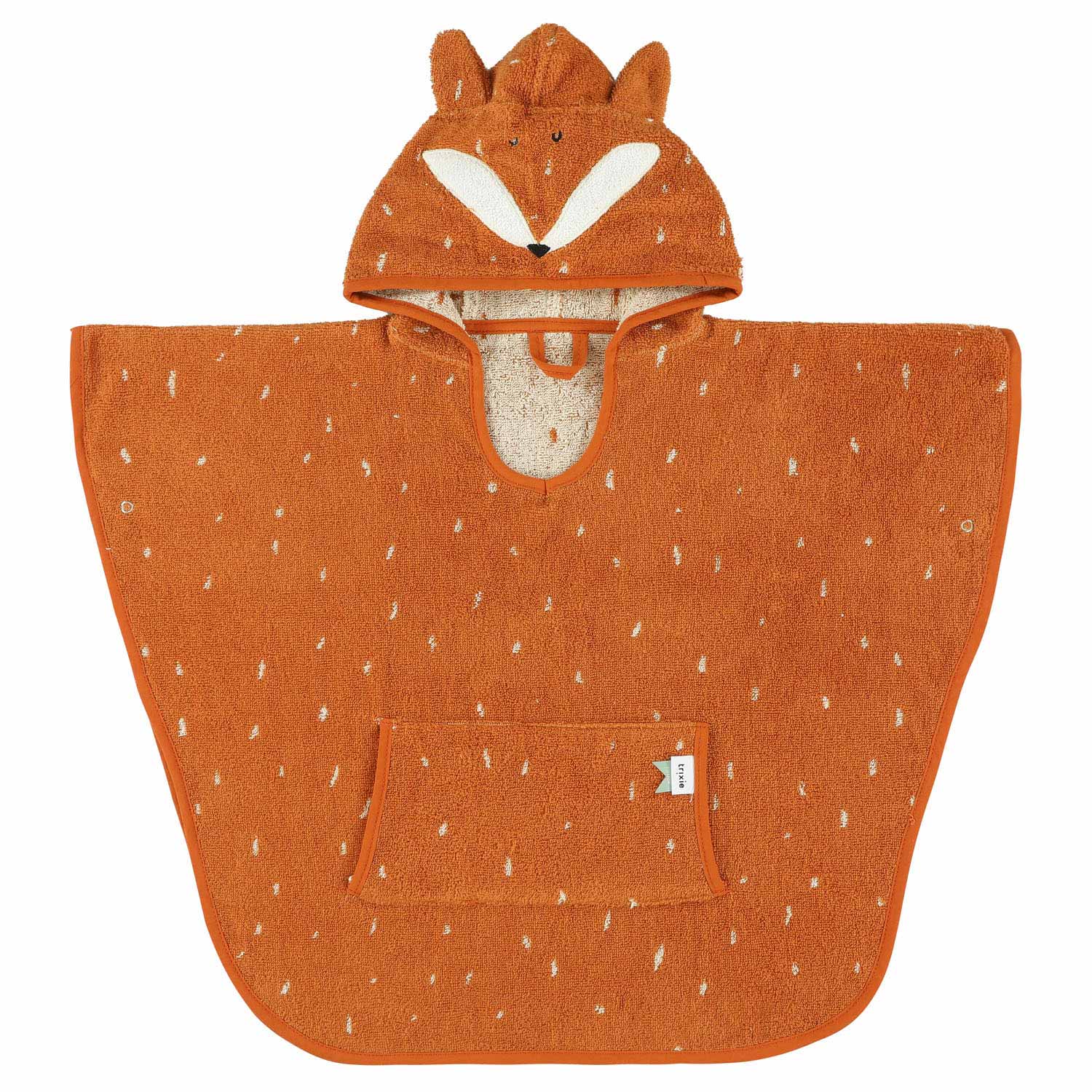 Trixie Handdoek Poncho Meneer Vos