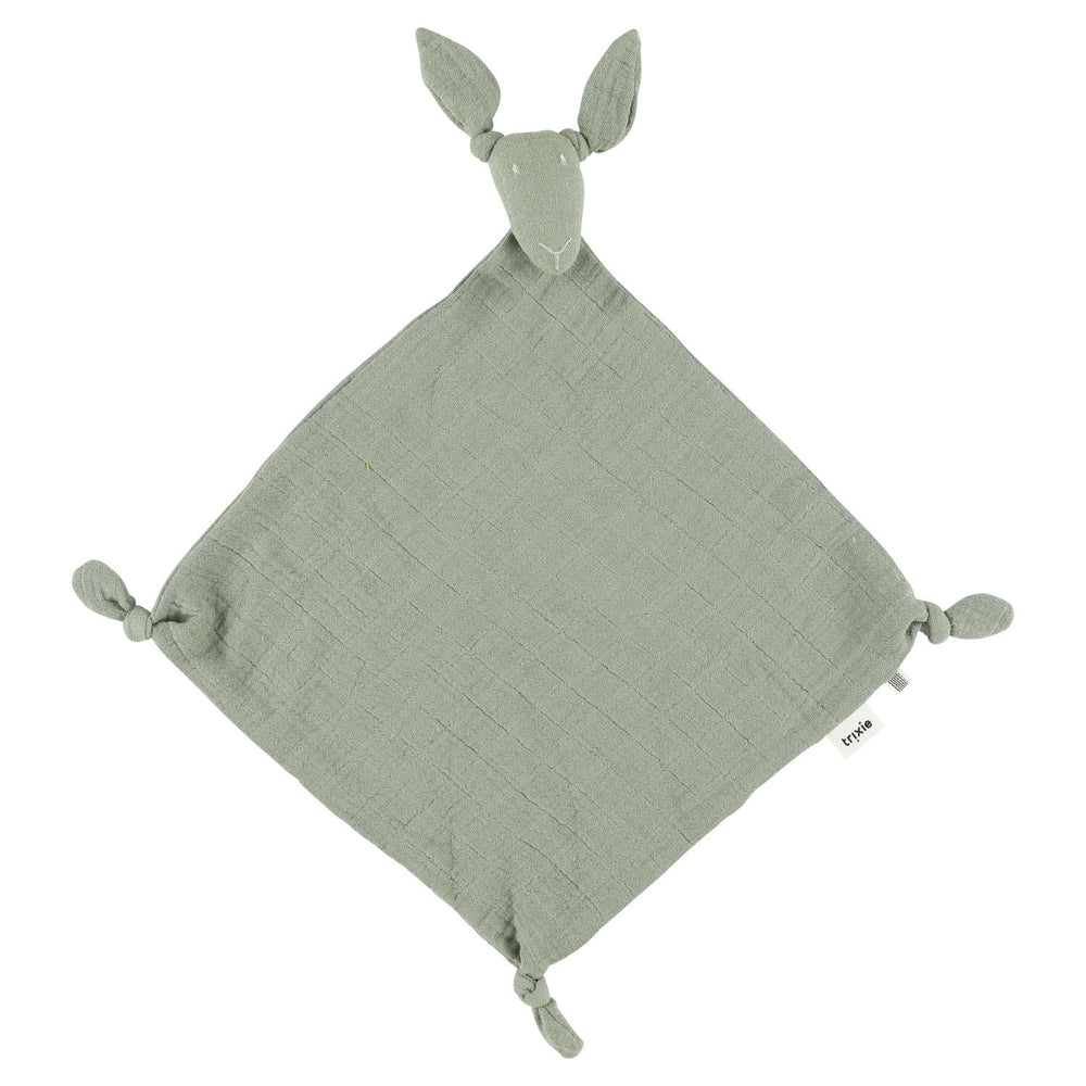 Trixie Knuffeldoekje Ruit Kangoeroe - Bliss Olive