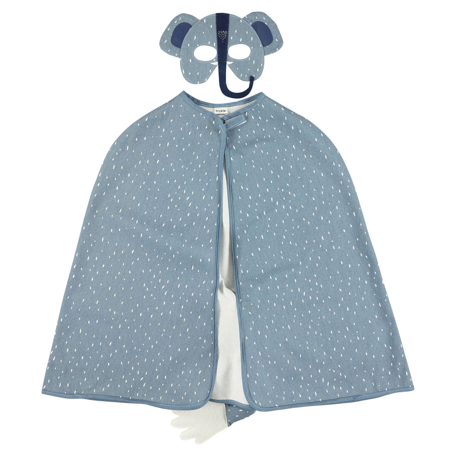 Trixie Cape en Masker Mevrouw Olifant