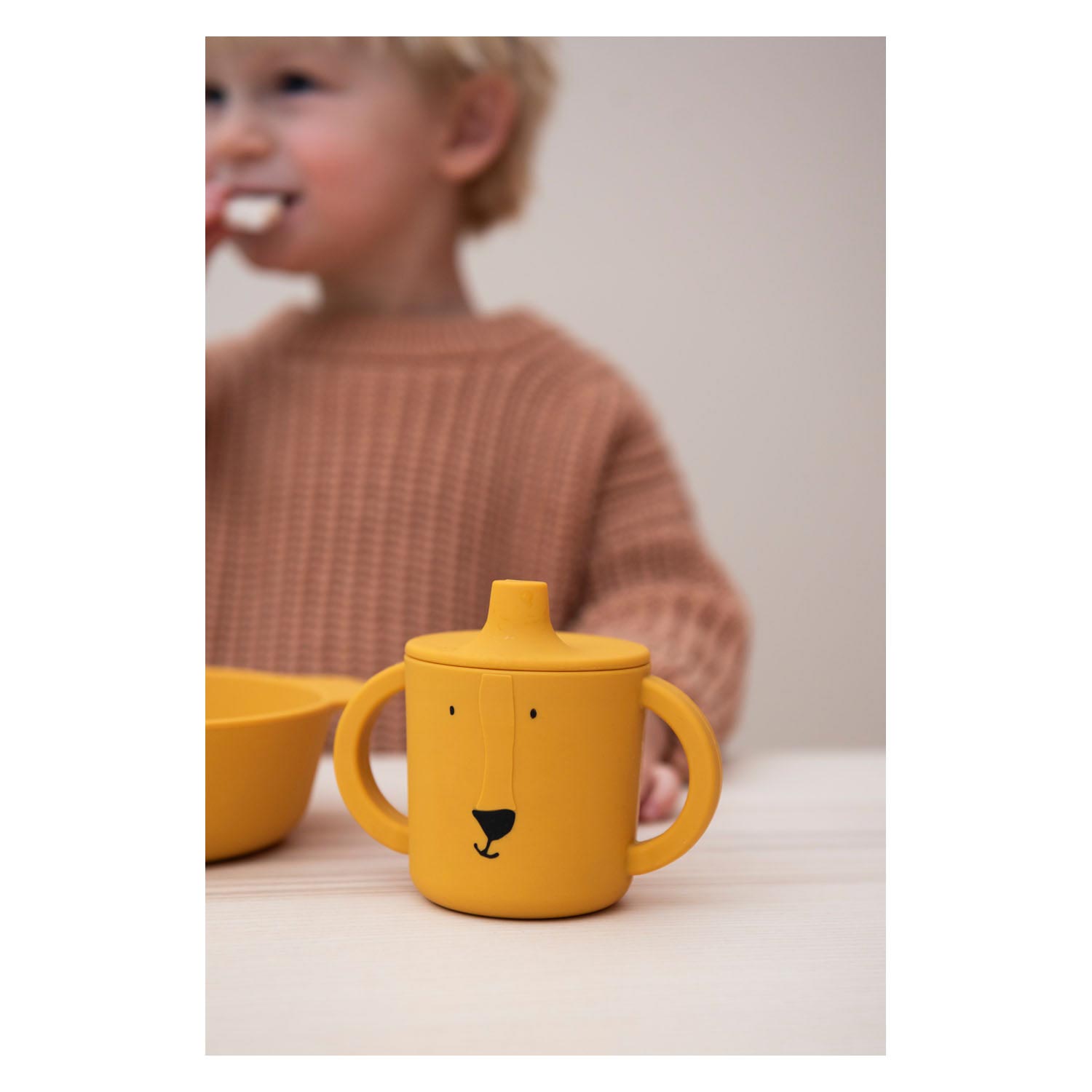 Trixie silicone tuitbeker - mr. lion
