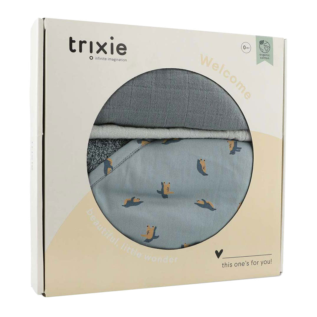 Trixie newborn geschenkdoos l - pittige pinguïns