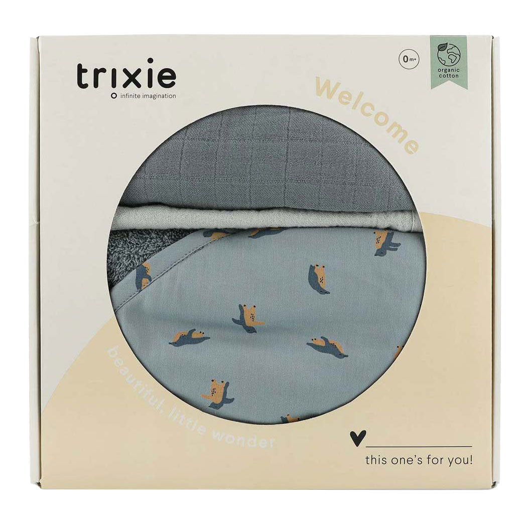 Trixie newborn geschenkdoos l - pittige pinguïns