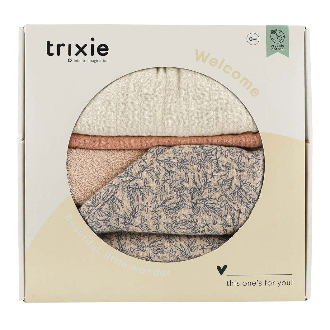 Trixie newborn geschenkdoos l - mooie blaadjes