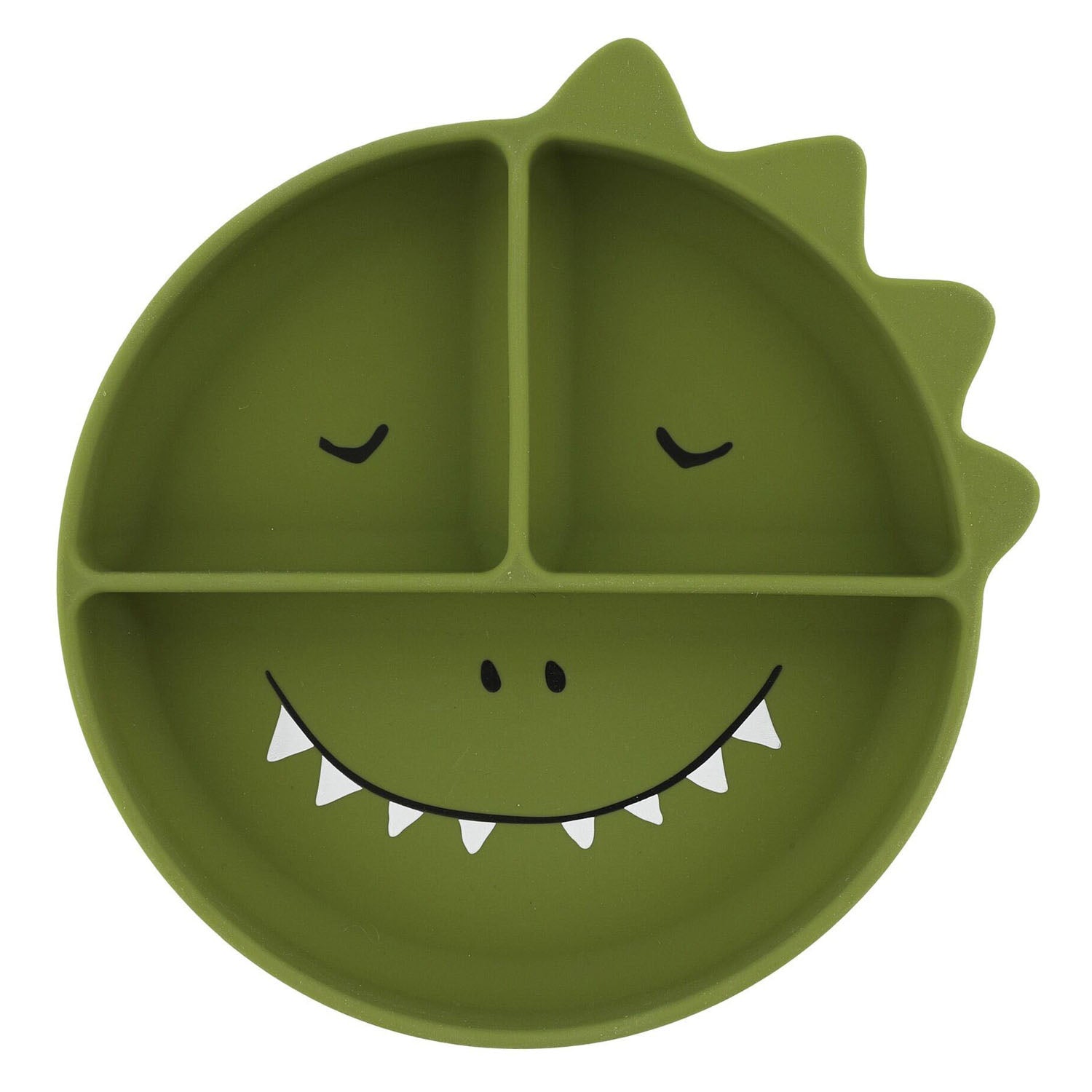 Trixie siliconen bord met borsts en zuignap - mr. dino