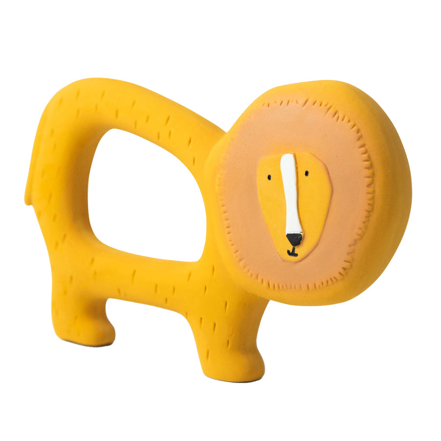 Trixie natuurlijk rubber grijpspeeltje - dhr. leeuw