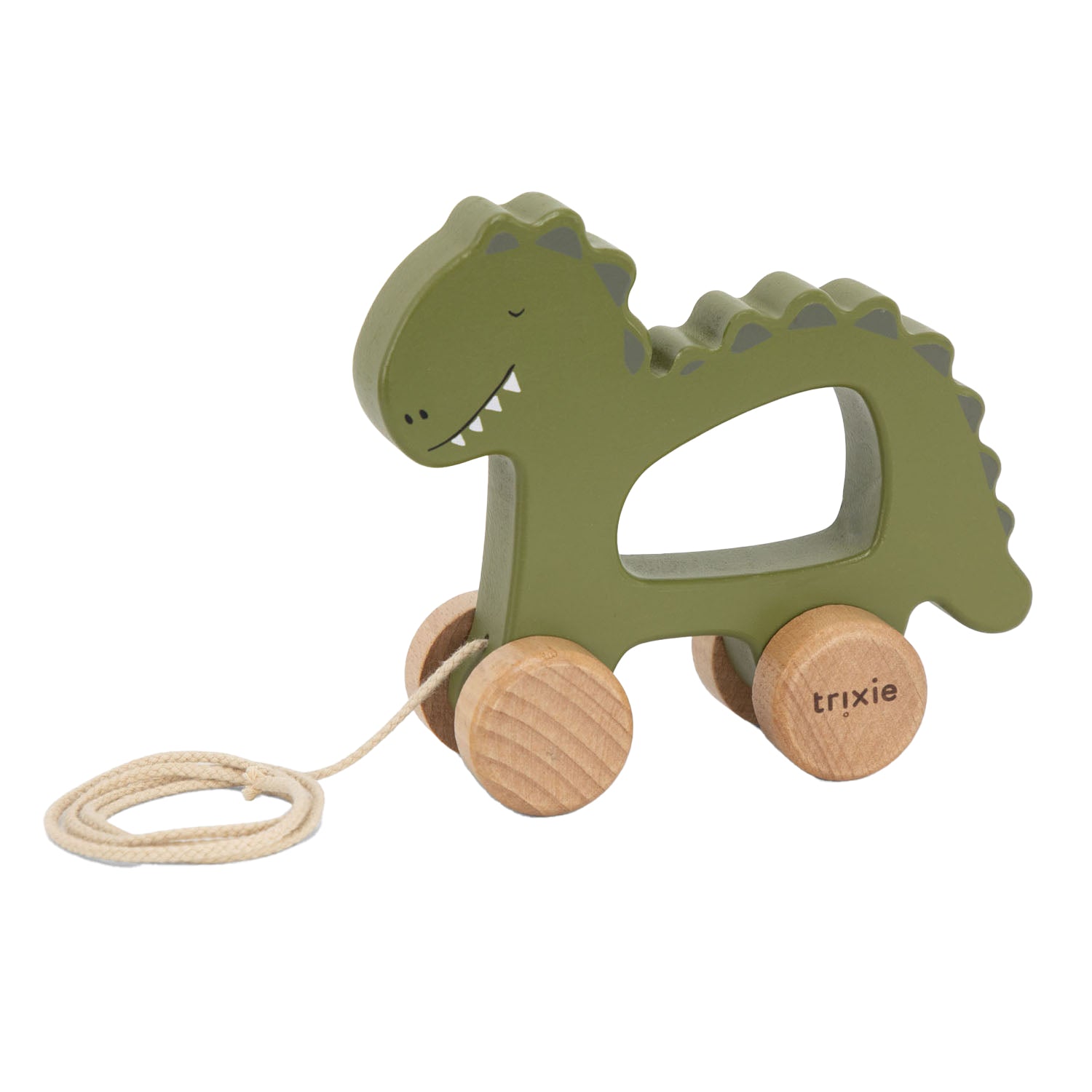 Trixie houten trekfiguur - dhr. dino
