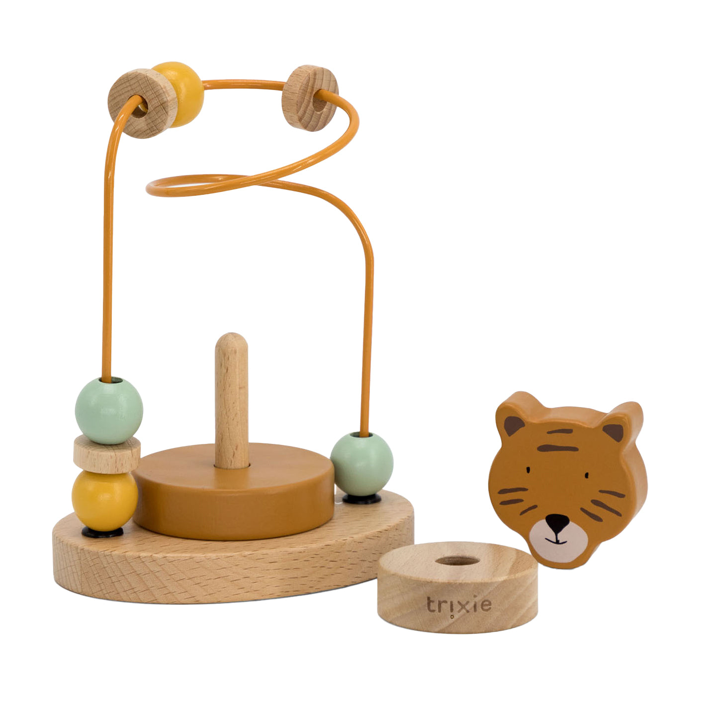 Trixie houten motoriekspiraal - dhr. tijger
