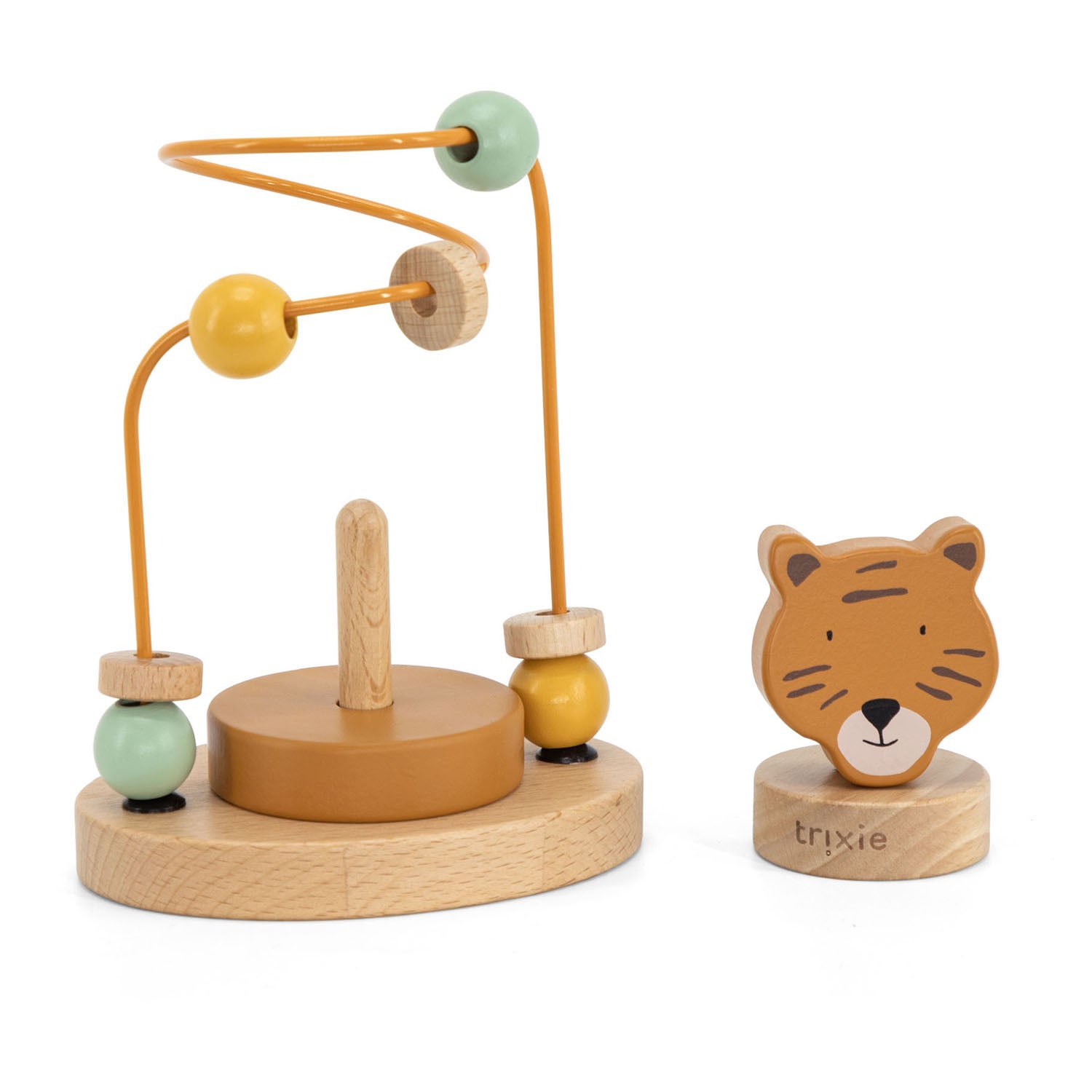 Trixie houten motoriekspiraal - dhr. tijger