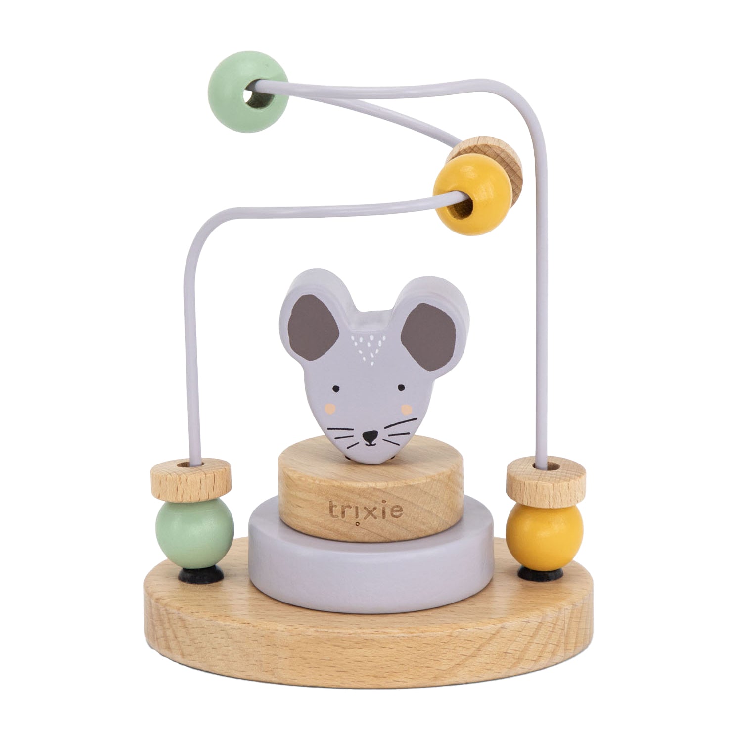 Trixie houten motoriekspiraal - mevr. muis