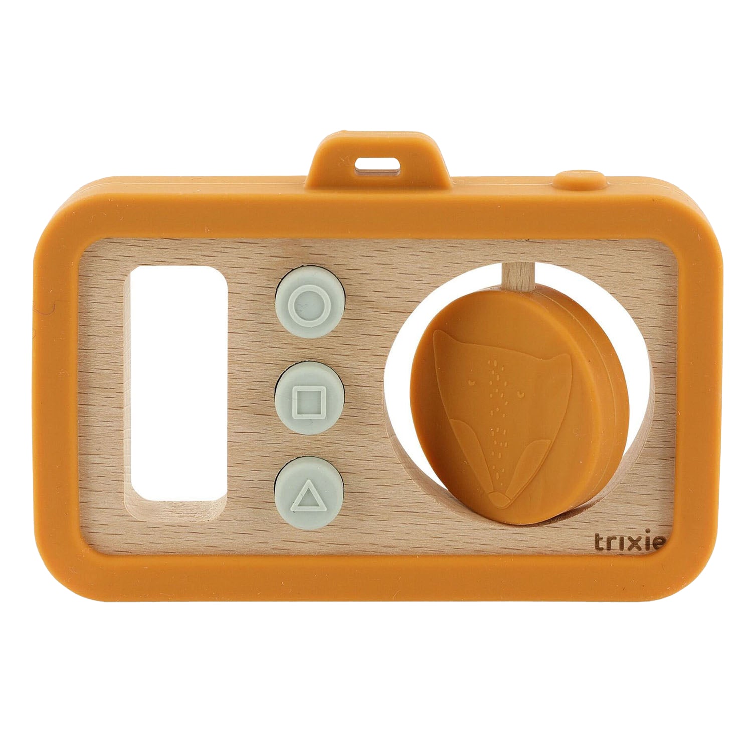 Trixie houten siliconen baby camera - mr. fox
