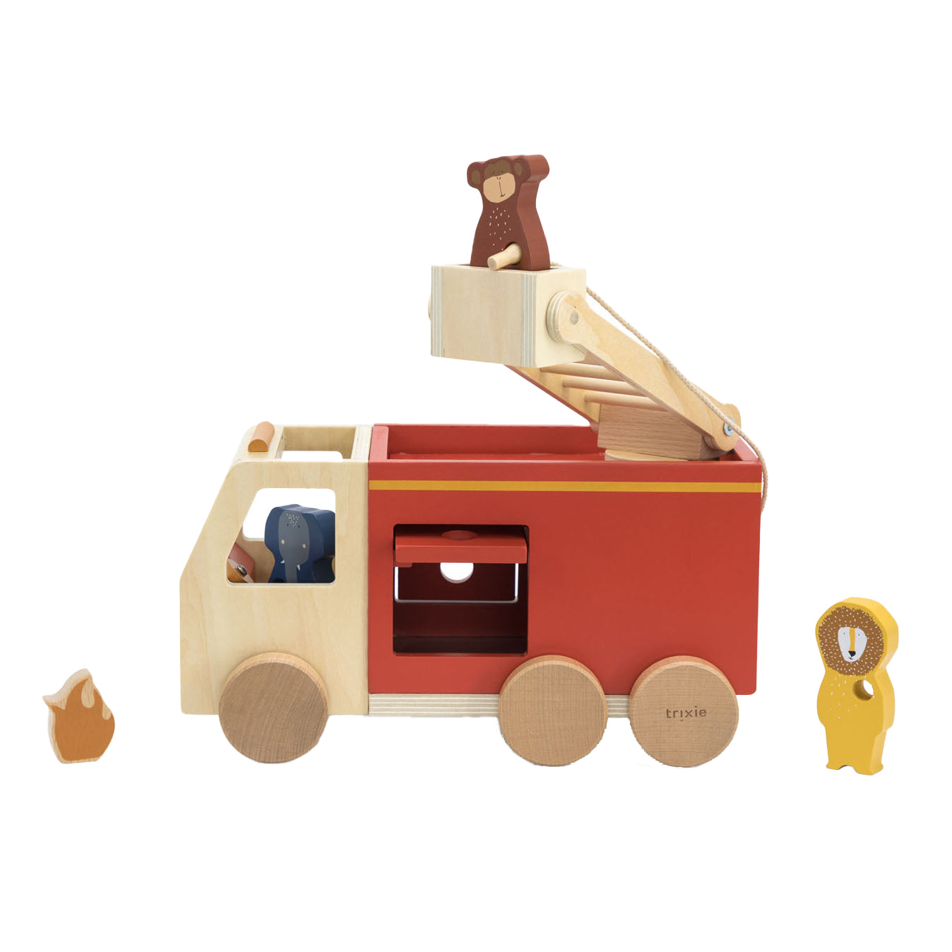 Trixie houten dierenbranderwagen
