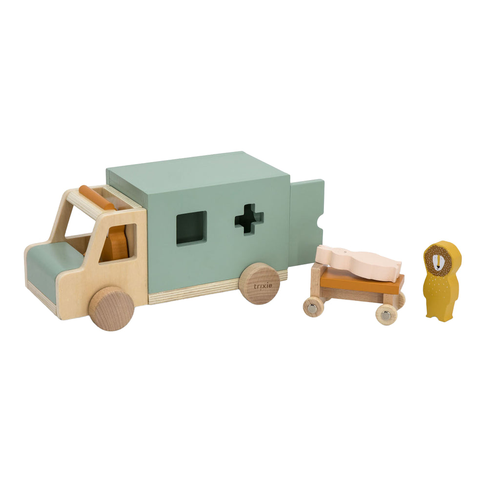 Trixie houten dierenambulance
