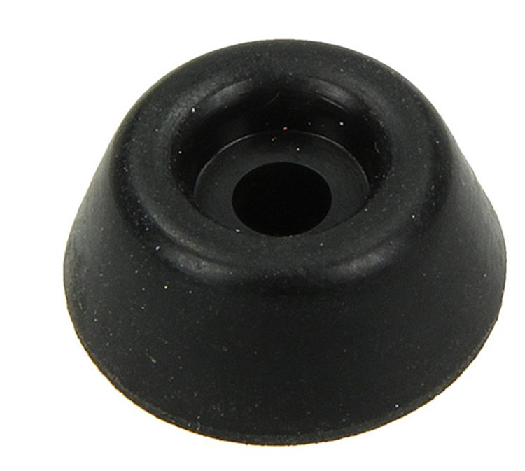 Mack 1047662 - stootdop rubber + schroef zwart ø 22 mm 4 st pcs | 6 stuks