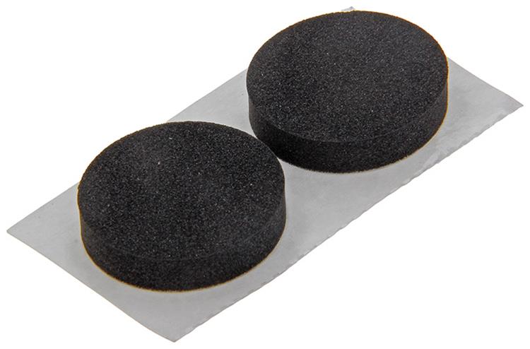 Mack 1047670 - rubberstrip zelfklevend zwart ø 25 mm 6 st pcs | 12 stuks