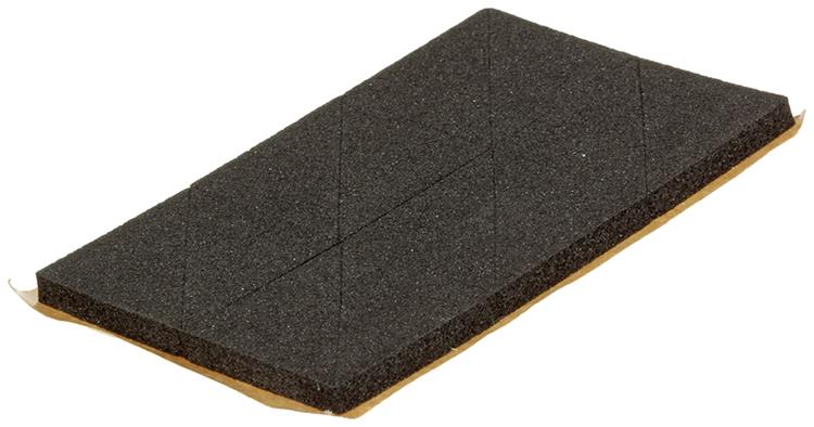 Mack 1047673 - schuimstrip zelfklevend zwart 20 x 20 mm 24 st pcs | 6 stuks