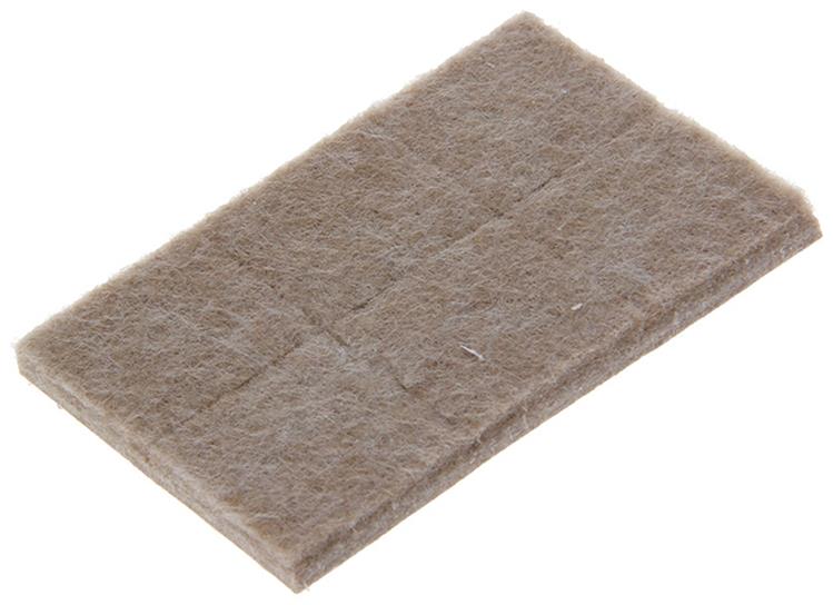 Mack 1047688 - super-vilt zelfklevend beige 25 x 25 mm 12 st pcs | 12 stuks