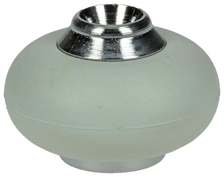 Mack 1047646 - deurstop met rubber verchroomd ø 30 mm 1 st pc | 6 stuks