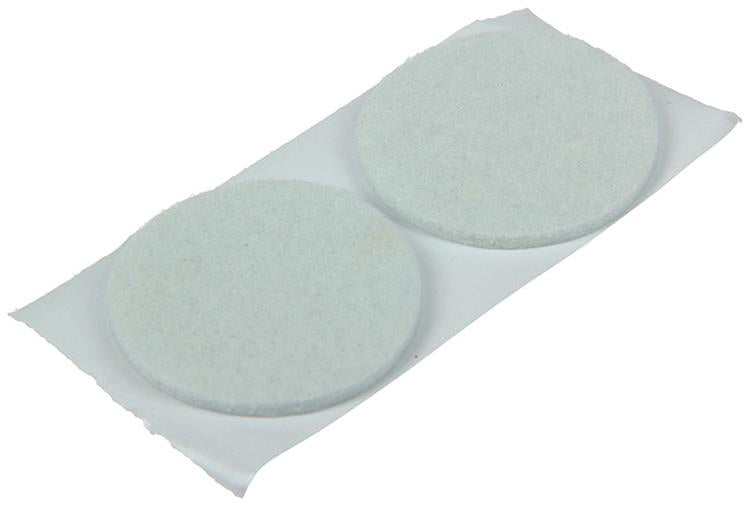 Mack 1047690 - viltpastille zelfklevend wit ø 35 mm 6 st pcs | 12 stuks