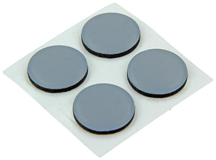 Mack 1047743 - super glijpastille zelfklevendgrijs ø 17 mm 16 st pcs | 12 stuks