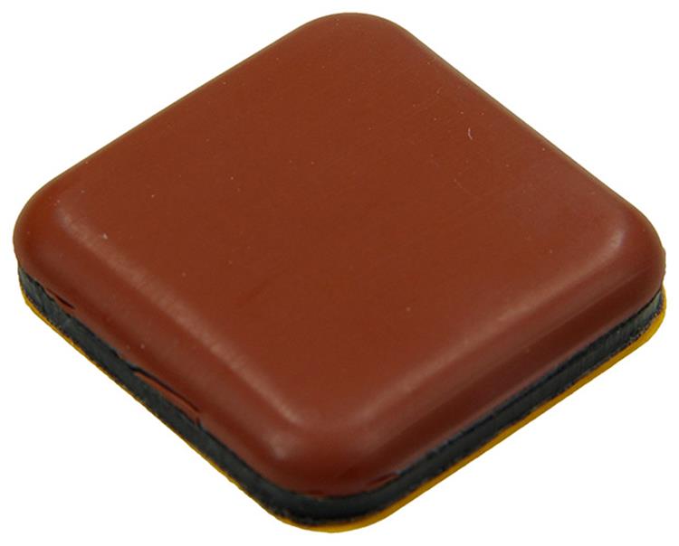 Mack 1048777 - super glijpastille zelfklevendbruin 30 x 30 mm 4 st pcs | 12 stuks
