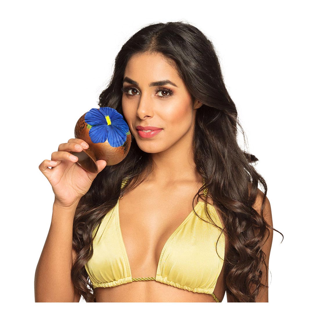 Boland party beker kokosnoot