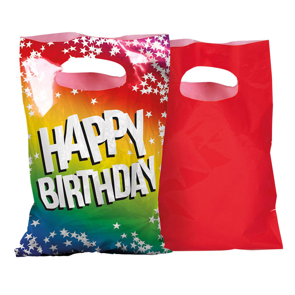 Boland uitdeelzakjes gelukkige verjaardag, 6st.