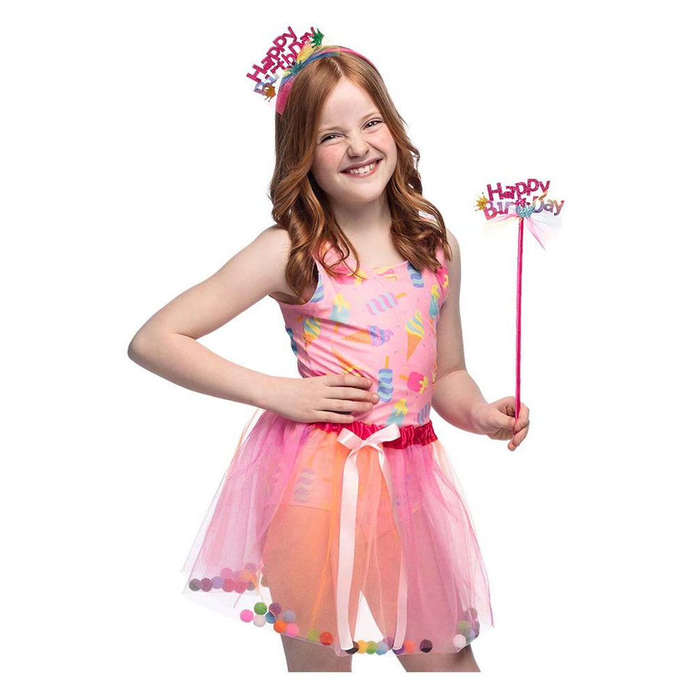 Boland Verkleedset Fee Roze Gefeliciteerd