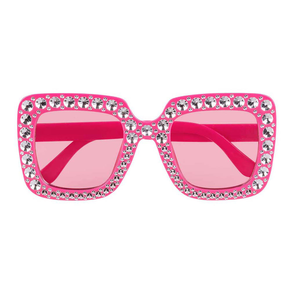 Boland partybril blingbling felroze
