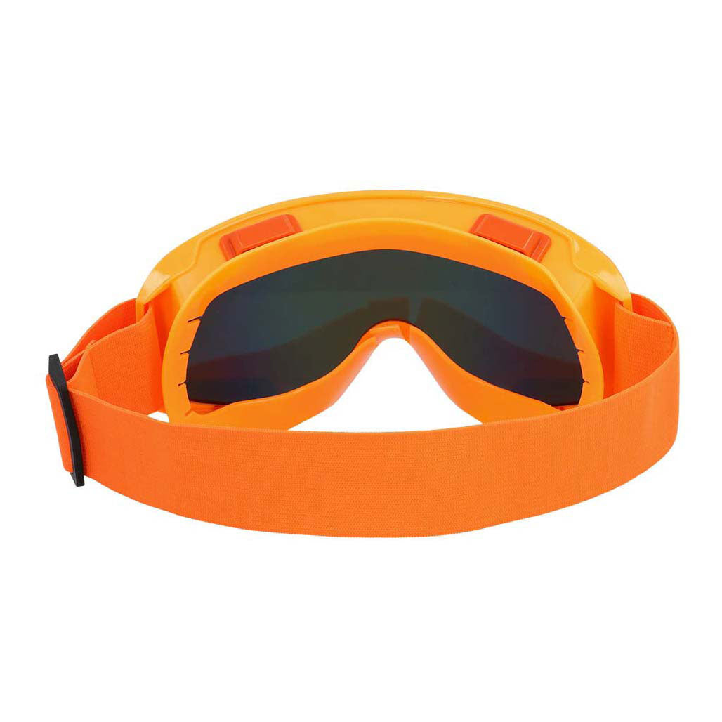 Boland party skibril neon oranje