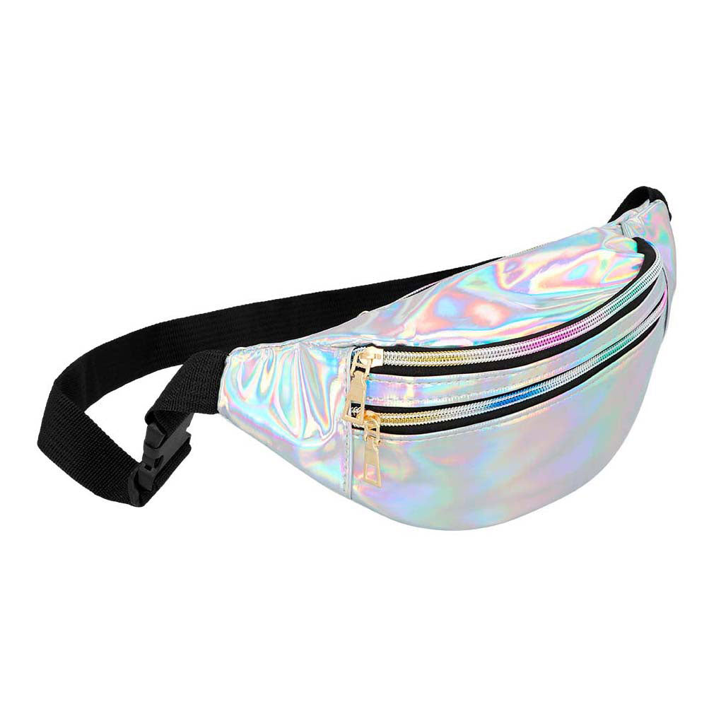 Boland accessoireset holo festival zilver