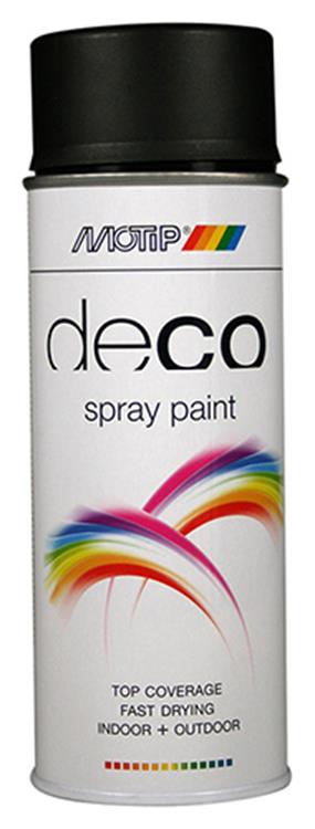 Motip 1051831 - sp. zg ral 9005 diep zwart spuitbus 400 ml | 1 stuks
