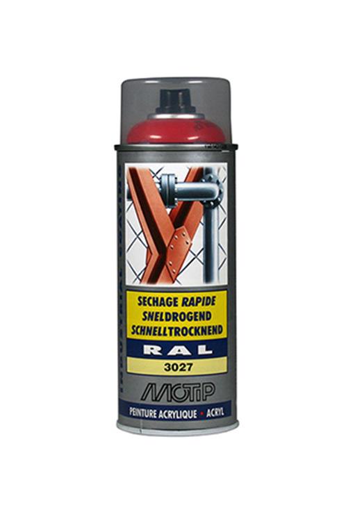 Motip 1051679 - ind. ral 3027 frambozenrood spuitbus 400 ml | 1 stuks