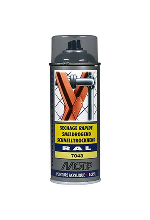 Motip 1051631 - ind. ral 7043 verkeers grijs spuitbus 400 ml | 1 stuks