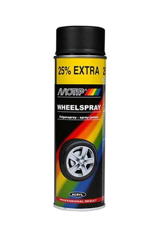 Motip Spuitbus 400ml Wielspray Mat-Zwart