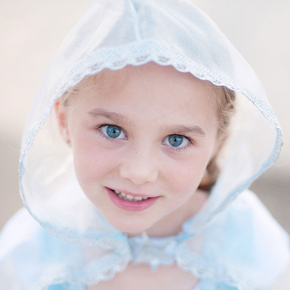 Great pretenders prinsessen cape lichtblauw, 3-4 jaar