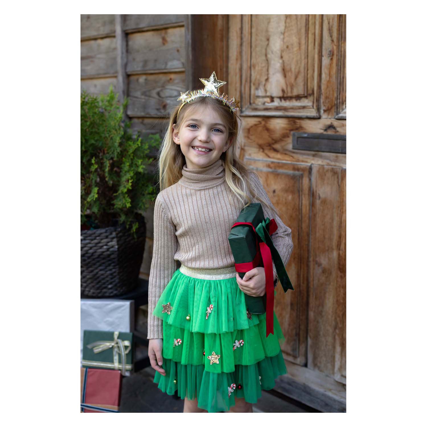 Great pretenders rockin' round the christmas tree tutu - 4-6 jaar