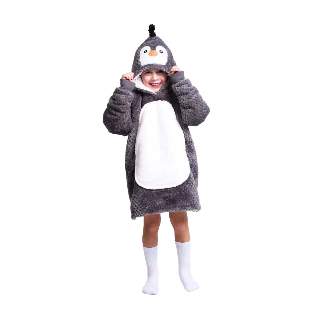 Noxxiez knuffel hoodie small trui pinguin, 3-6 jaar