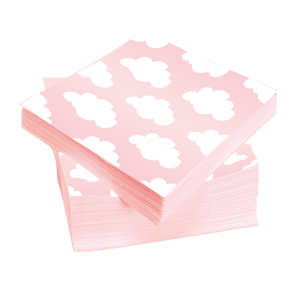 Haza Whitebeard Napkins Baby Girl, 20 pc.